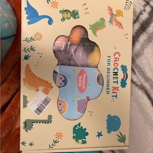 Crochet Kit for Beginners with Pastel Yarn